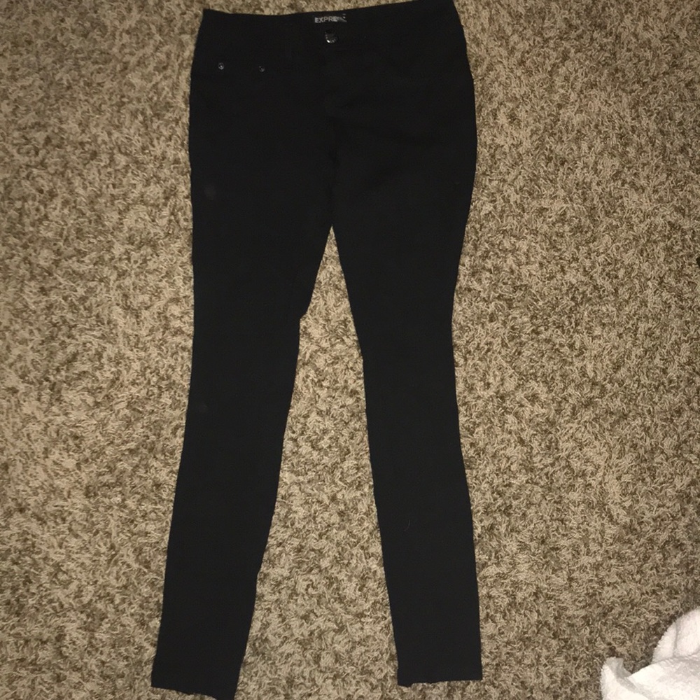 NWOT Express Black Jeggings
